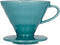 Hario Coffee Dripper V60-02 keramiek turquoise